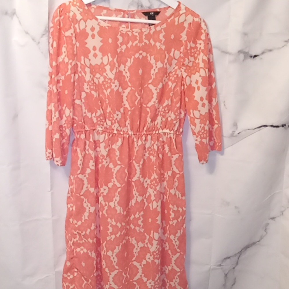 H&M floral print dress 8 💜💜💜💜